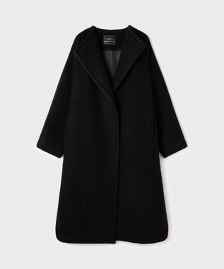 GRACE CONTINENTAL シャギードルマンコート ブラック