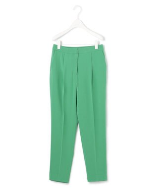 ICB 【人気のため新色追加・洗える】Naiaバックサテン テーパードパンツ パイングリーン系