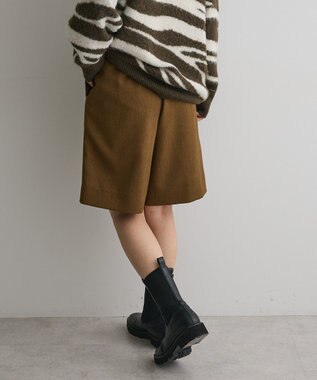 CRAFT STANDARD BOUTIQUE ウエストコードハーフパンツ Brown
