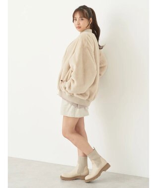 earth music&ecology リバーシブルＭＡー１ Ivory