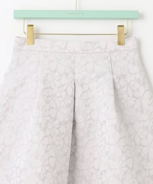 TOCCA 【洗える】FLOWER MEADOW スカート グレー系