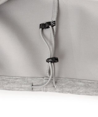 UNFILO BEAUTY FORM JERSEY キーネック トップス TOPグレー