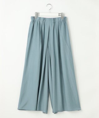 自由区 L 【カタログ掲載・ご好評アイテム・累計2500本・新色追加・ウエストゴム・セットアップ対応】エアリーツイルキュロット パンツ