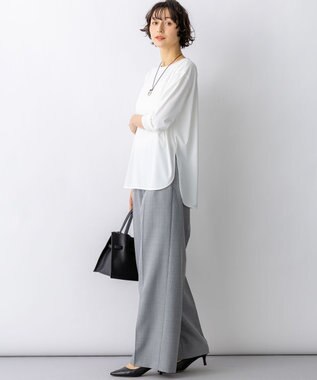 23区 【先行予約】ジョーゼットトリコット TEEブラウス ホワイト系