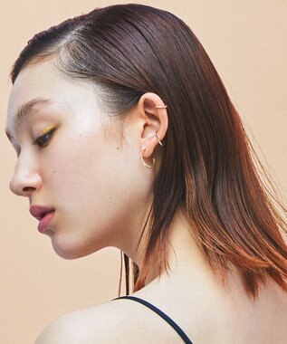 susui 【geometric】en イヤカフ M ゴールド