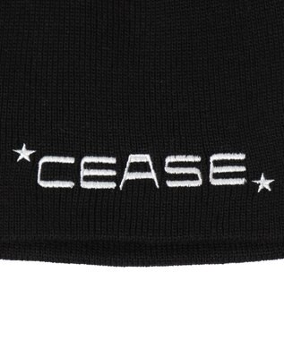 WEGO 【ユニセックス】CEASEロゴシングルニットワッチ ブラック