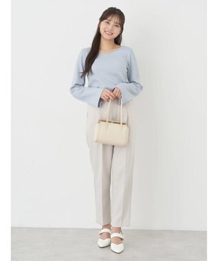 earth music&ecology テーパードパンツ Light Beige