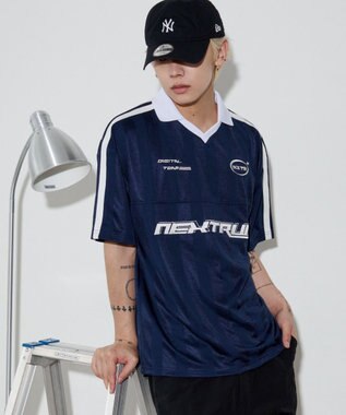 WEGO 【ユニセックス着用ITEM/MLサイズ展開】ラインゲームロゴT（SS）