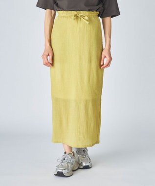 OP／FILA 【Ocean Pacific】水陸両用ロングスカート イエロー