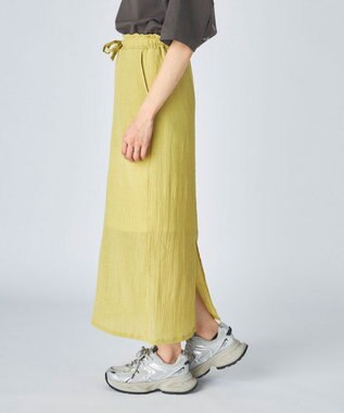 OP／FILA 【Ocean Pacific】水陸両用ロングスカート イエロー