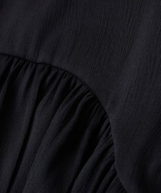 Green Parks ２ＷＡＹ　シアーギャザーチュニック Black