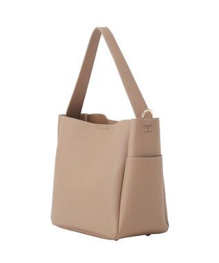 AMERICAN HOLIC 【2点セット】2WAYワンハンドルミニトート+ポーチ Gray Beige