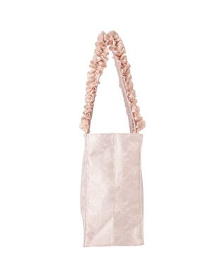 Maison de FLEUR レースフリルハンドルスクエアトートMバッグ Light Pink