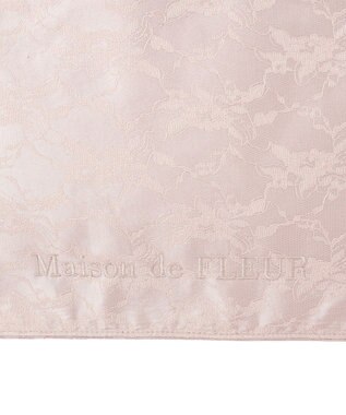 Maison de FLEUR レースフリルハンドルスクエアトートMバッグ Light Pink
