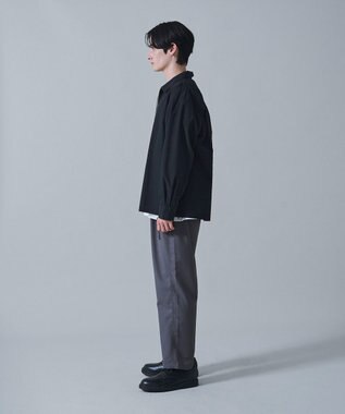 WEGO ベルト付きテーパードスラックス グレー