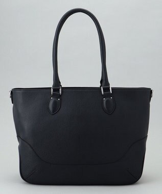 GOTAIRIKU 日本製【PELLE MORBIDA】2WAY シュリンクレザートートバッグ ネイビー系