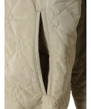 Green Parks ・ＳＵＧＡＲ　ＳＰＯＯＮ　２ｗａｙフラワーキルトブルゾン Light Khaki