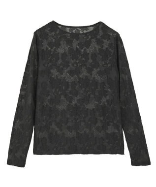 CRAFT STANDARD BOUTIQUE シアージャカードロンTEE Black