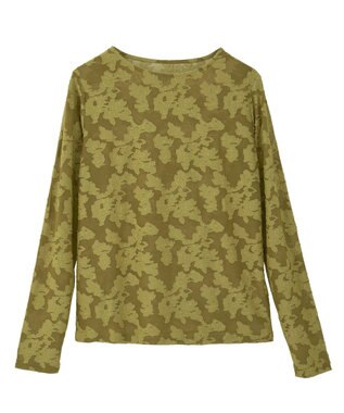 CRAFT STANDARD BOUTIQUE シアージャカードロンTEE Khaki