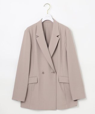 ANY SIS S 【UVカット・接触冷感・吸水速乾】スマートビューティストレッチ  ダブルブレストジャケット グレージュ