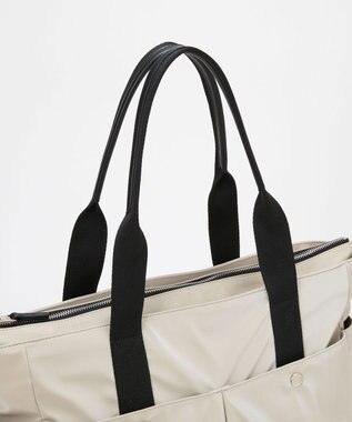 TOPKAPI 【Breath TOPKAPI】Train 防水ポリエステル ビッグ トートバッグ / 8ポケット/ キャリー対応 ライトベージュ