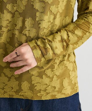 CRAFT STANDARD BOUTIQUE シアージャカードロンTEE Khaki