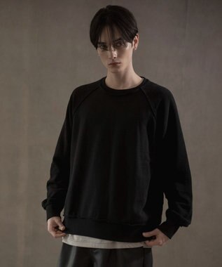 WEGO インサイドアウトラグランプルオーバー ブラック