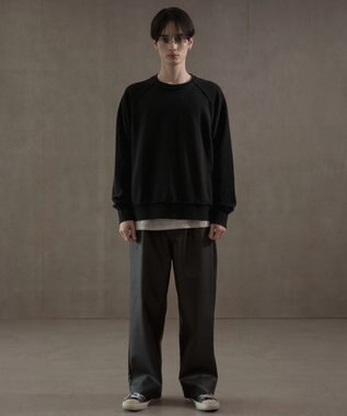 WEGO インサイドアウトラグランプルオーバー ブラック