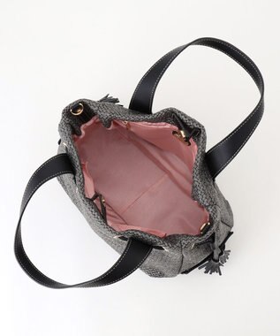 LA BAGAGERIE サイドタッセルサマートート　Mサイズ グレー