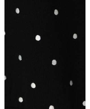 AMERICAN HOLIC Ｄｏｔモックネックニットカーディガン Dot