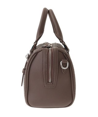 Maison de FLEUR FLEURモノグラムミニボストンバッグ Brown