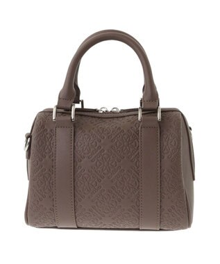 Maison de FLEUR FLEURモノグラムミニボストンバッグ Brown