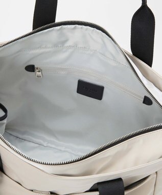 TOPKAPI 【Breath TOPKAPI】Train 防水ポリエステル ビッグ トートバッグ / 8ポケット/ キャリー対応 ライトベージュ