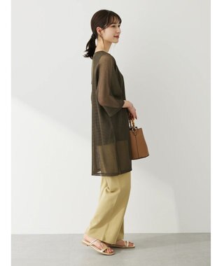 Green Parks ＳＥＴ２点メッシュラグランチュニック Khaki