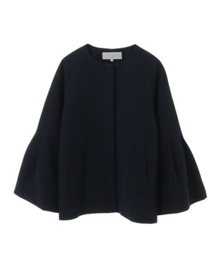 Green Parks ef-de タック袖ラグランジャケット Dark Navy