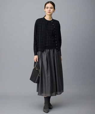 自由区 S シアー スカート セピア