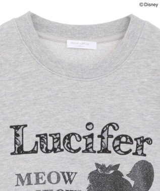 Green Parks Lucifer/ルシファー/レース英字ロゴスウェット Gray Mixture