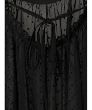 AMERICAN HOLIC ドビーシフォンキャミワンピース Black