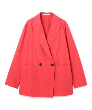 BEIGE， 【洗える・FUDGE 6月号掲載】MALLOW / コットンテーラードオーバージャケット Poppy Red