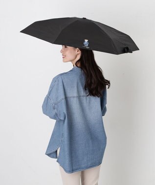 MOONBAT 【WEB限定】POLO RALPH LAUREN(ポロ ラルフローレン) 晴雨兼用日傘 折りたたみ傘 コンパクト ポロベア 一級遮光 遮熱 UV ブラック