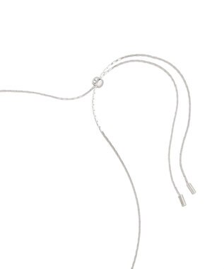 earth music&ecology スマイリースライドネックレス Silver