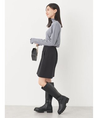 earth music&ecology コットンシアータートルネックプルオーバー Sax