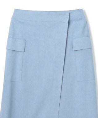 BEIGE， DANTON / フェイクスエードスカート Sax