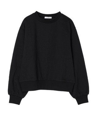 Green Parks ヒョウ柄ジャガードプルオーバー Black