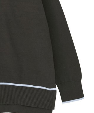 AMERICAN HOLIC バイカラークルーネックニットプルオーバー Brown