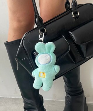WEGO スペースラビットぬいぐるみキーホルダー グリーン