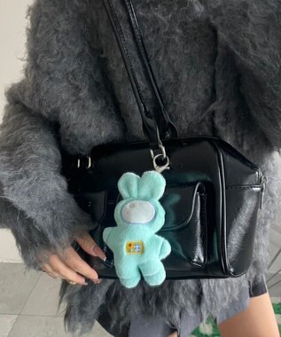 WEGO スペースラビットぬいぐるみキーホルダー グリーン