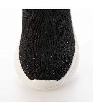 MODE ET JACOMO <MODE ET JACOMO>ハイカットニットスニーカー ブラック