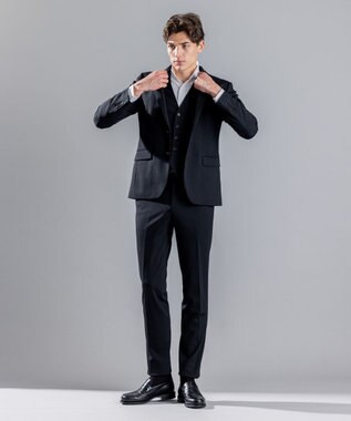 JOSEPH HOMME トリックジャガード　ウイングカラーシャツ ホワイト系