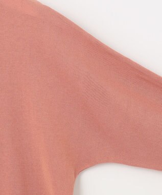 J.PRESS LADIES 【洗える・抗菌防臭】コットンアセテート ドルマン カーディガン ピンク系